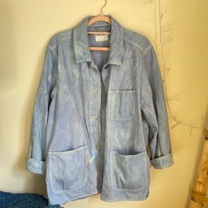 Home tie-dyed 100% cotton, jean jacket, size extra large with pockets